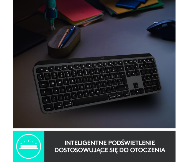 LOGITECH MX Keys Illuminated dla komputerów Mac 920-009558 - 590802 - zdjęcie 9